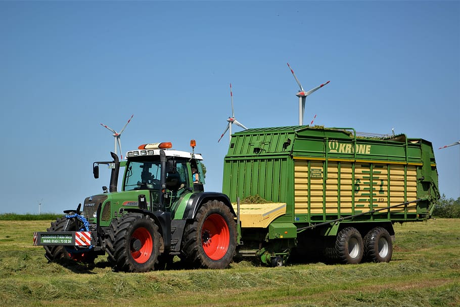 fendt, crown, tractor, machine, agriculture, tractors, vehicle, custom work, agricultural machine, silo