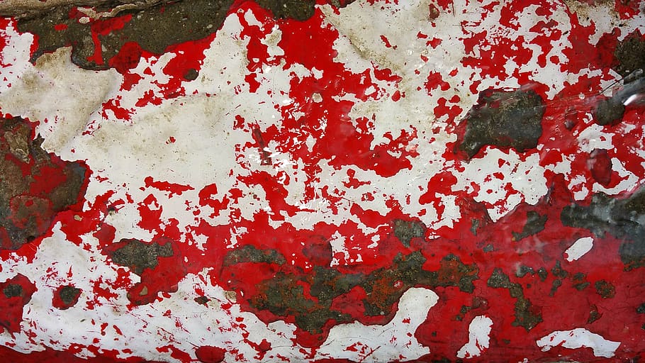 óxido, suciedad, textura, fondo, rojo, blanco, grunge, pintura, descamación, áspero