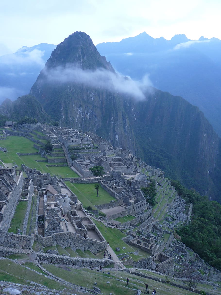 machu picchu, peru, inca, tourism, architecture, mountain, scenics - nature, tranquil scene, beauty in nature, mountain range