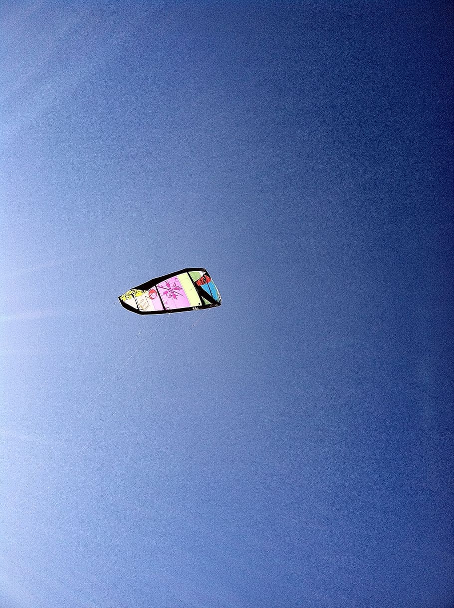 kitesurfing, beach, wind, kite, sport, sea, extreme, surf, fun, kiteboarding