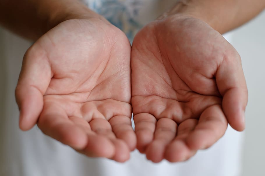 persona manos abiertas, la palma de su mano, mano, quiromancia, manos, parte del cuerpo humano, mano humana, primer plano, parte del cuerpo, personas