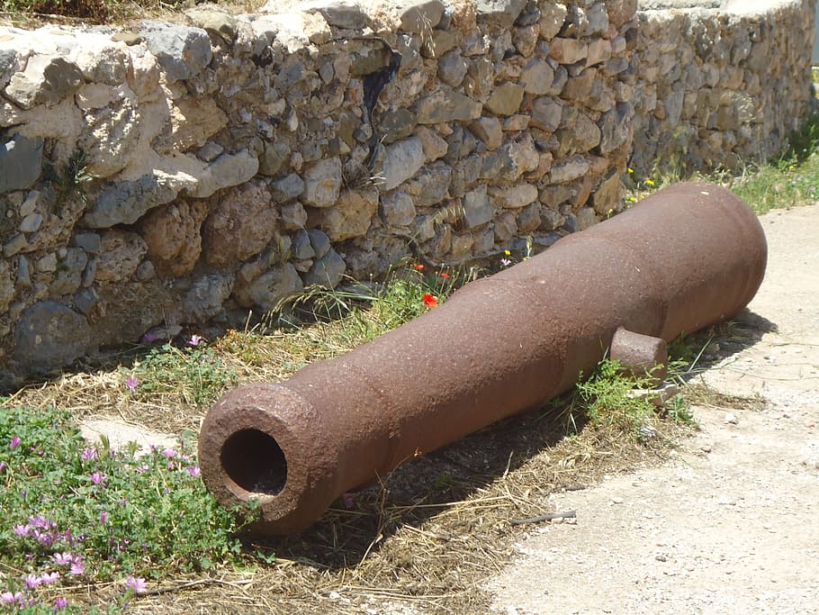 Cannon, Artillery, Canon, Weapon, historic, barrel, military, antique, historical, rust