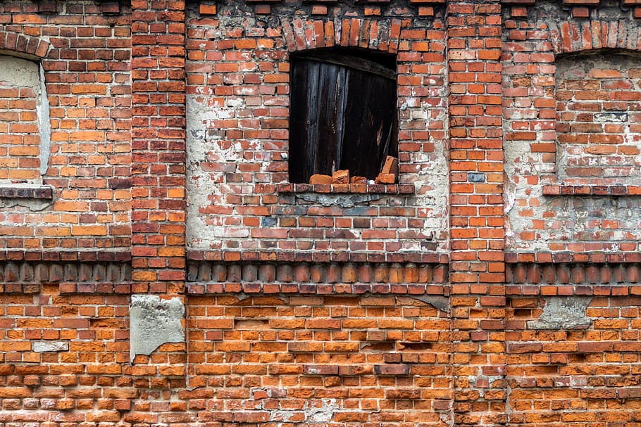lake dusia, brick, wall, texture, textura, old age, architecture, house, building, street