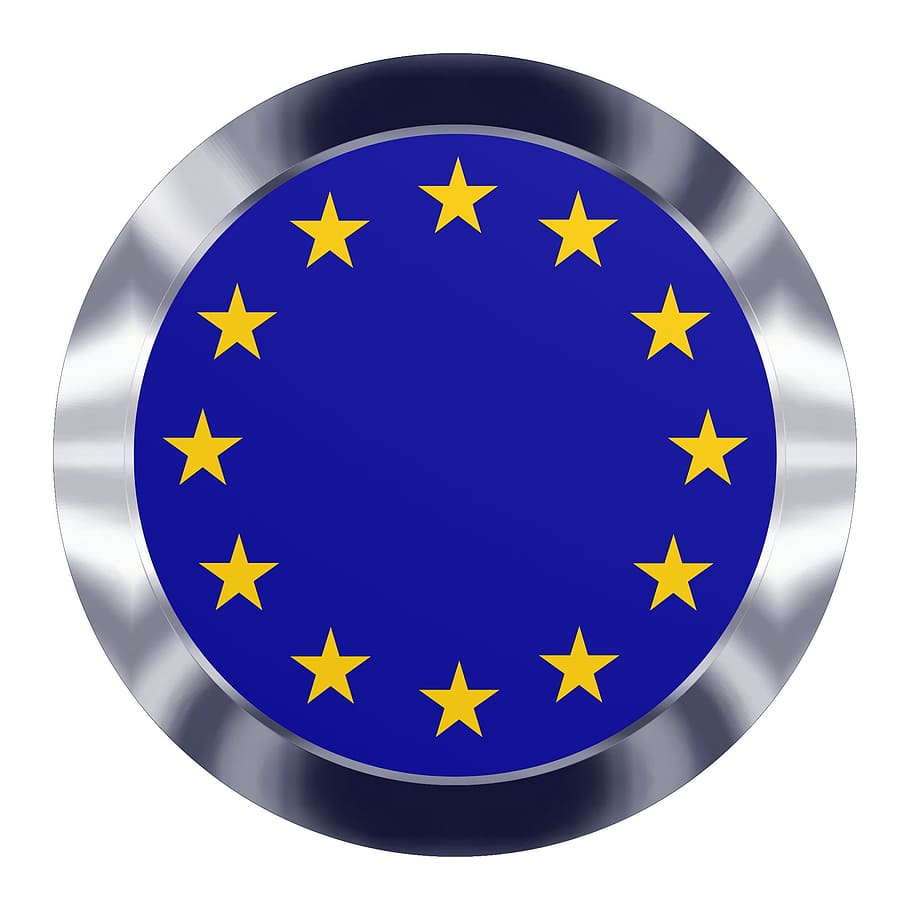europe, euro, european, shape, star shape, blue, patriotism, flag, white background, symbol
