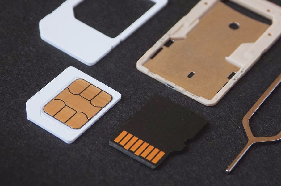 sim card, card, memory, micro sd, phone, technology, mobile, communication, cellular, phones