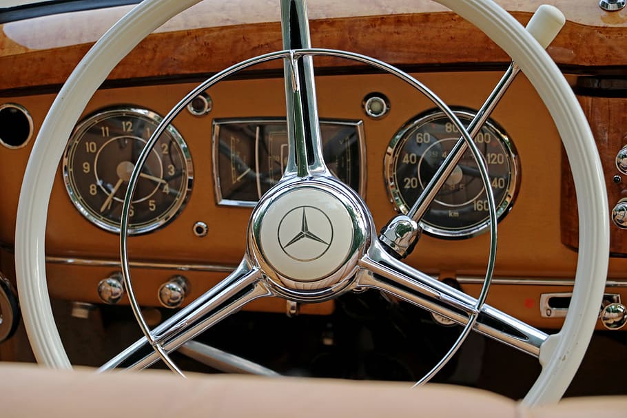 Auto, Oldtimer, Mercedes, Benz, Daimler, mercedes, benz, star, mercedes star, classic, automotive