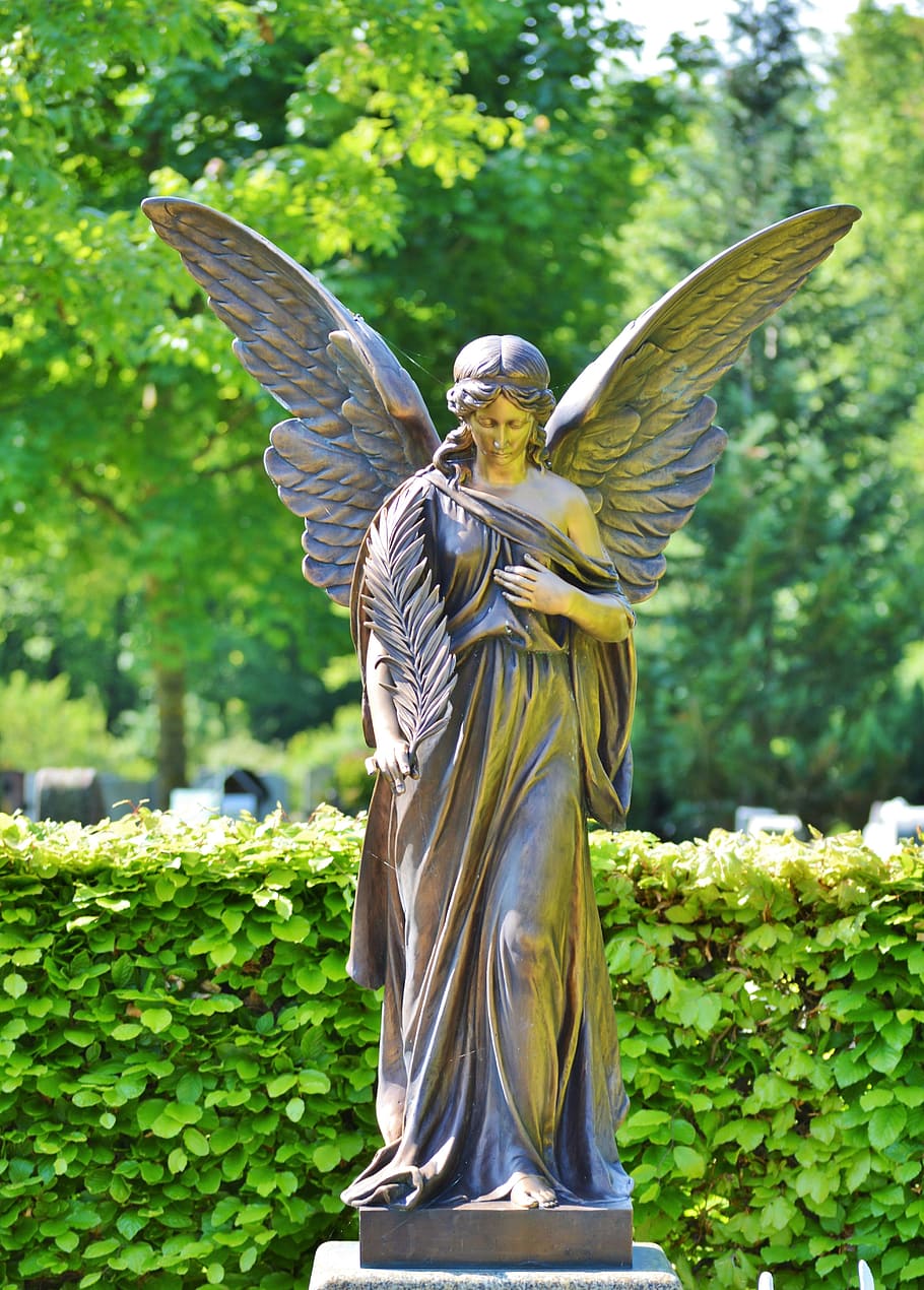 女性 天使 コンクリート 像 図 彫刻 石像 石 アート アートワーク Pxfuel