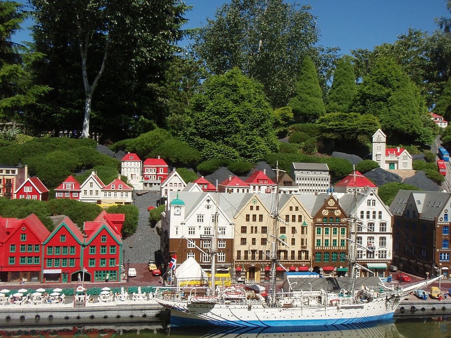 taman bermain legoland, Legoland, Taman Hiburan, Bergen, 