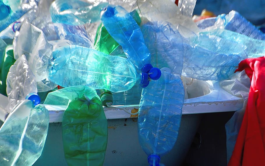 プラスチック, デトリタス, かさばる, リサイクル, 環境, エコロジー, ボトル, オーガニック, 分解, バライア