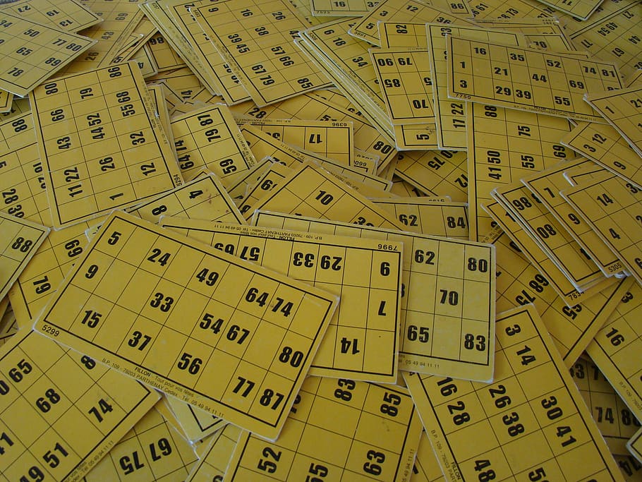 loto, statistics, count, lottery winner, carton, large group of objects, abundance, yellow, indoors, full frame