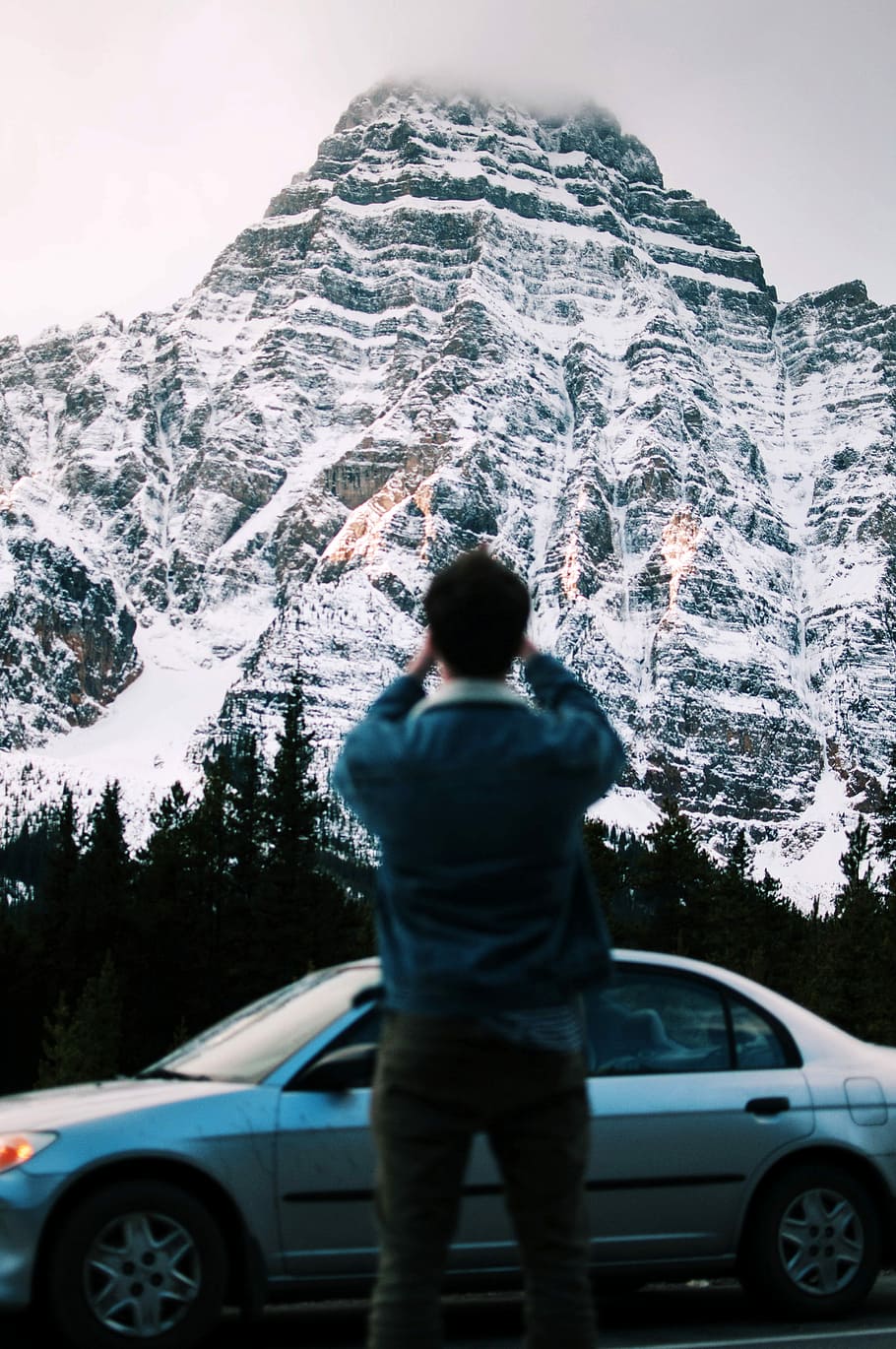 taking, mountain, banff, national, park, Photographer, Banff National Park, Alberta, Canada, landscape