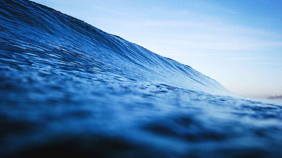 cuerpo ondulante, agua, durante el día, océano, ola, mar, olas, azul, surf, cielo