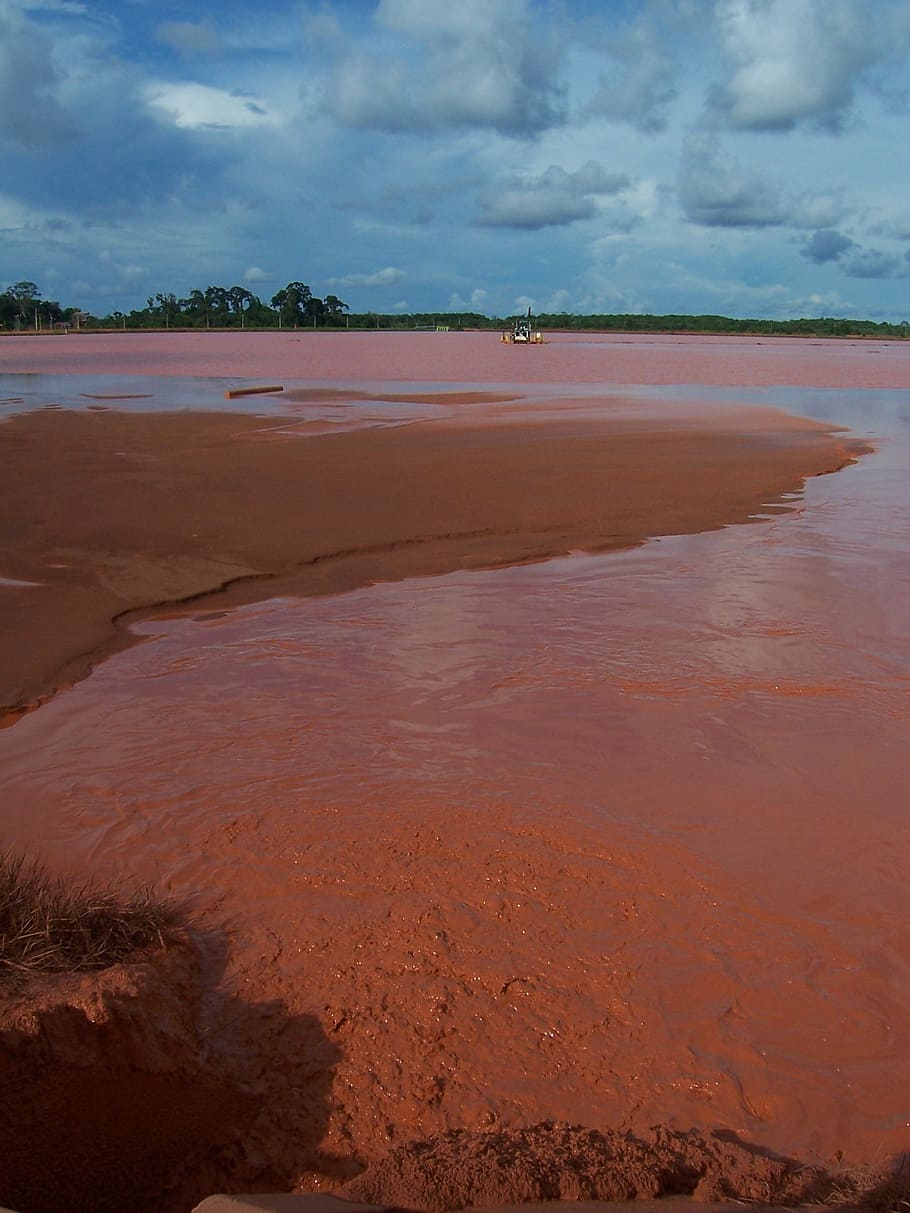 Clay, River, Mud, Amazon, Mining, pollution, desert, remediation, nature, tranquility