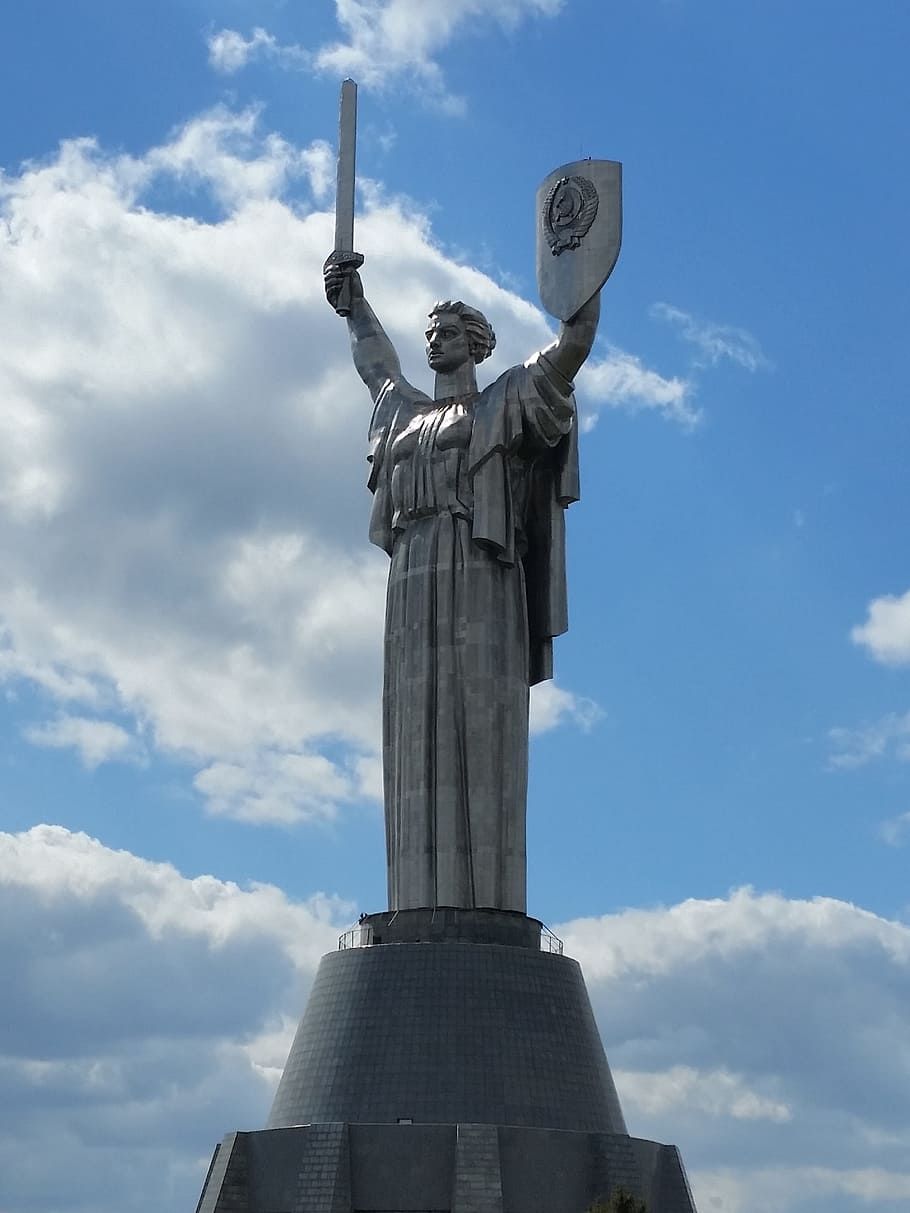 ウクライナ キエフ 祖国 人間の表現 彫刻 表現 彫像 芸術と工芸品 雲 空 空 Pxfuel