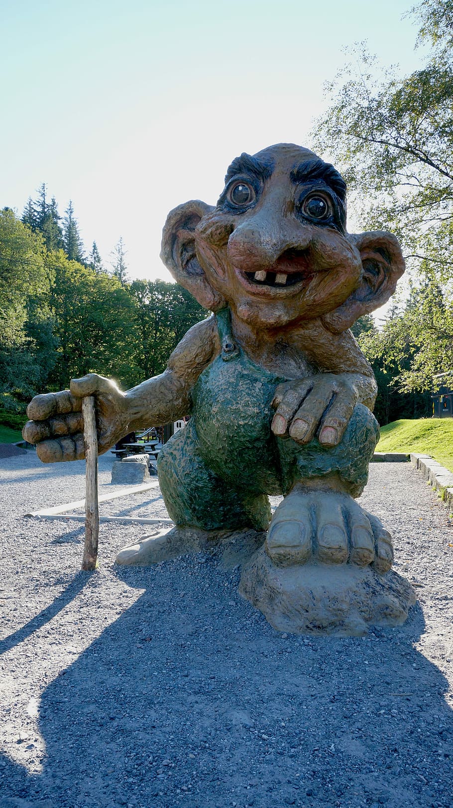 troll, norway, huge, troll figure, mountains, art and craft, sculpture, representation, statue, creativity