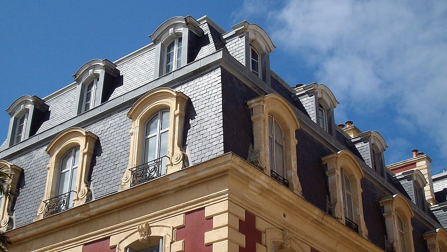 biarritz, palácio frança, frança casa, arquitetura, construção exterior, exterior do edifício, estrutura construída, janela, céu, construção