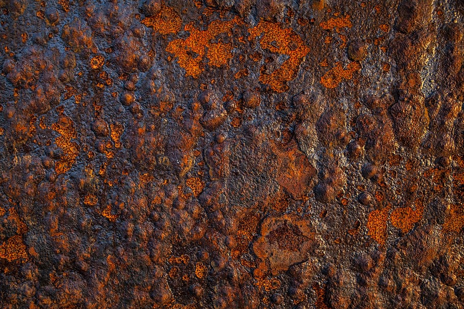 degradado, metal, capturado, Close-up shot, Dungeness, Kent, Inglaterra, texturas, fondos, resumen