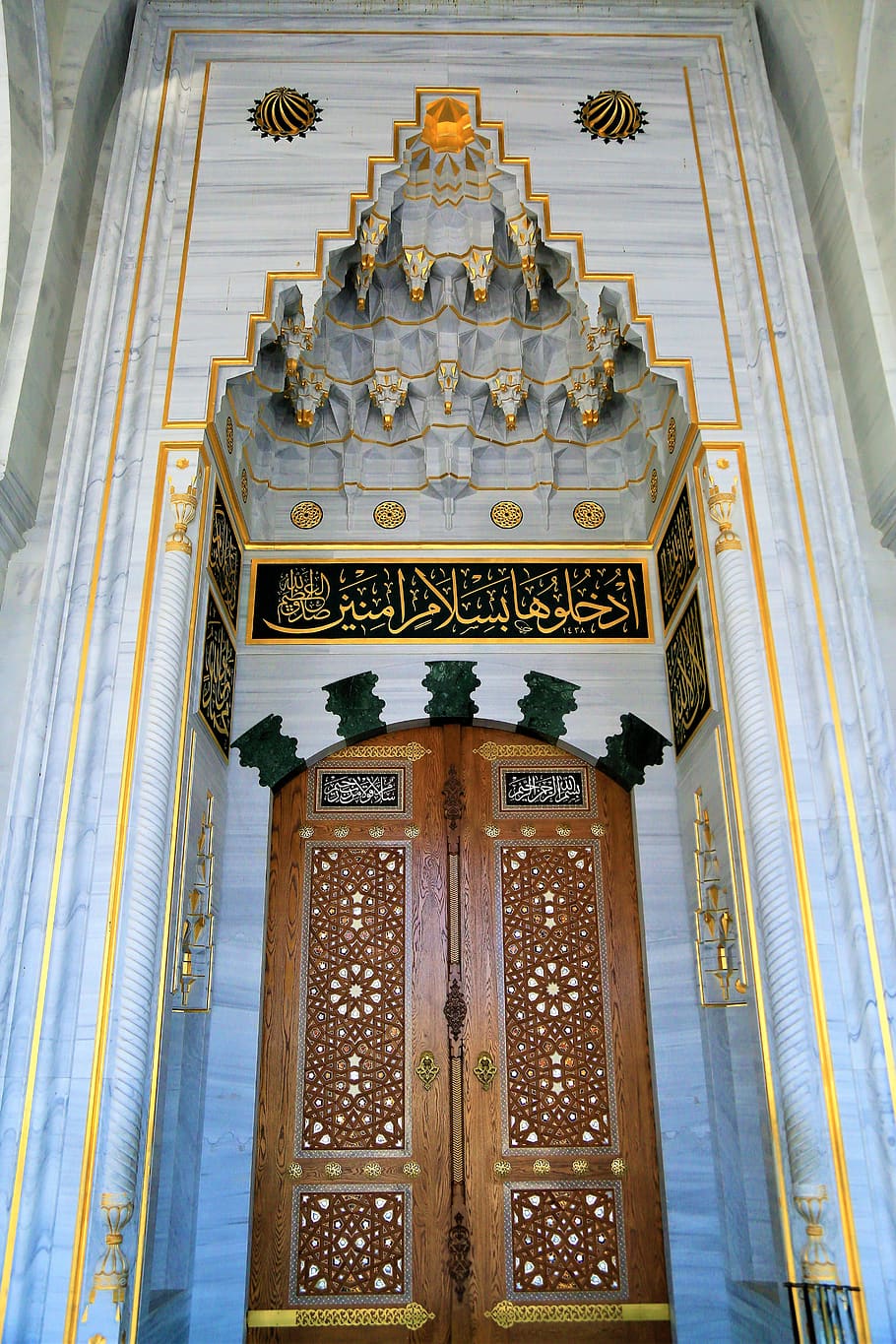 porta, introdução, arquitetura, construção, velho, madeira, aberto, cultura, religião, islamismo