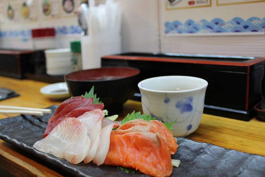 sashimi, japan, market, sushi, japanese, food, restaurant, salmon, tuna, cool