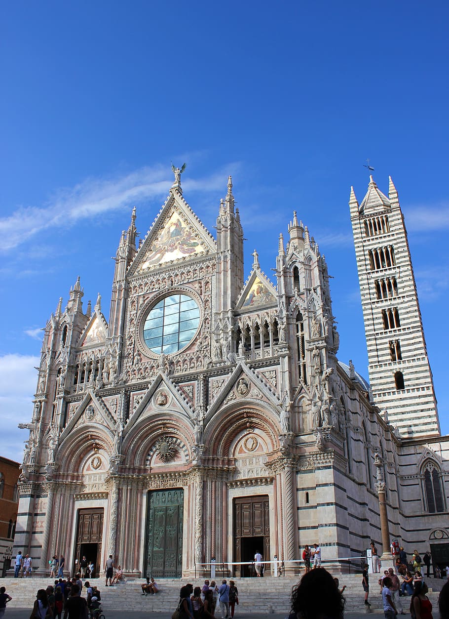 duomo, gothic, cathedral, siena, tuscany, monument, historian, tourism, building exterior, built structure