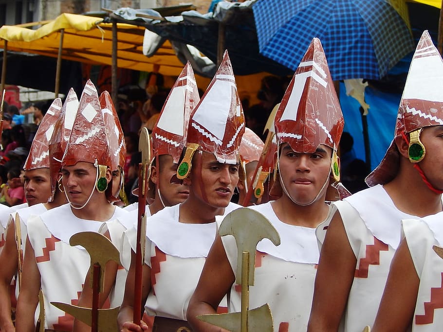 Trajes, Carnaval, Cajamarca, Peru, festival, desfile, celebração, comemorando, comemorar, festa