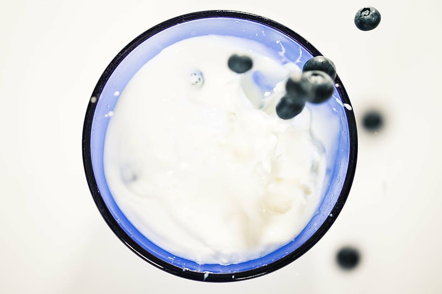 untitled, microscopic, cells, glass, milk, blueberries, fruits, healthy, food, drink