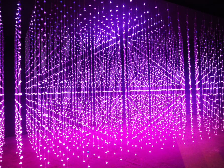 Pattern, Light, Color, Structure, Braid, purple, abstract, illuminated, backgrounds, technology