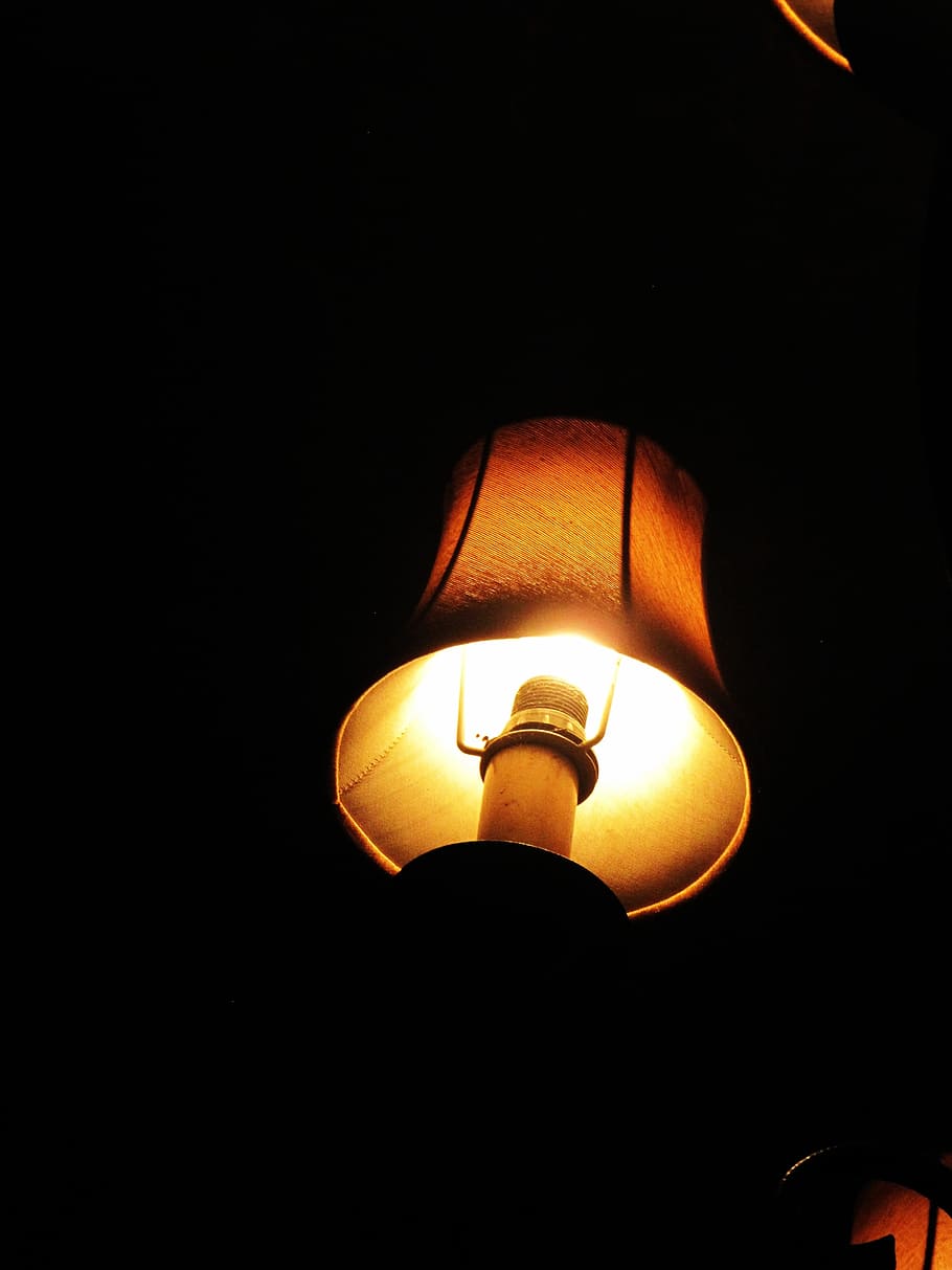 Lamp, Light, Lighting, Bulb, illumination, illuminated, dark, energy, shine, shining