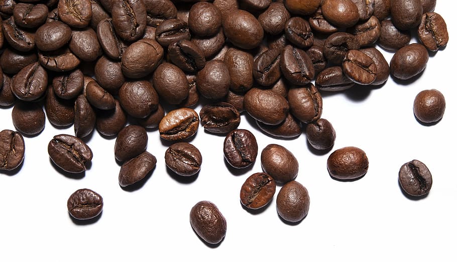 marrom, lote de grãos de café, café, grãos de café, grãos, feijão, cafeína, café - Bebida, bebida, torrado