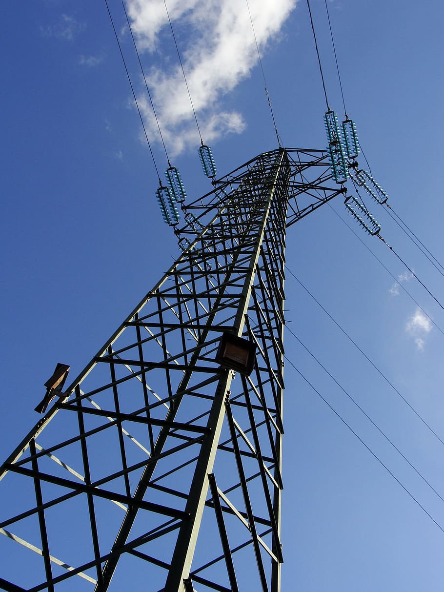 power line, electrical tower, tower, power lines, energy, electricity, power, voltage, electric, cable