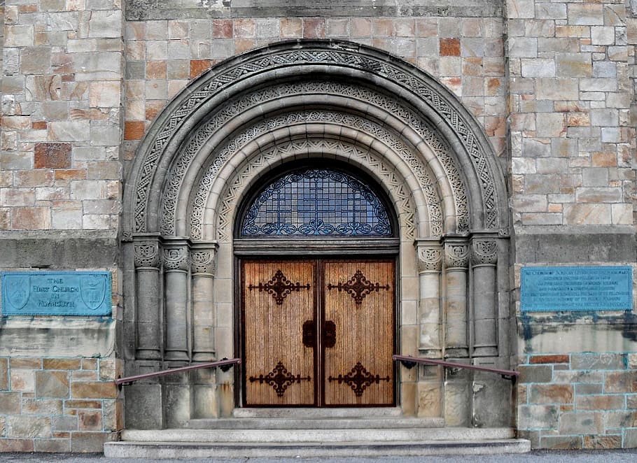plymouth massachusetts, church, door, architecture, building, stone, doorway, structure, exterior, pilgrims