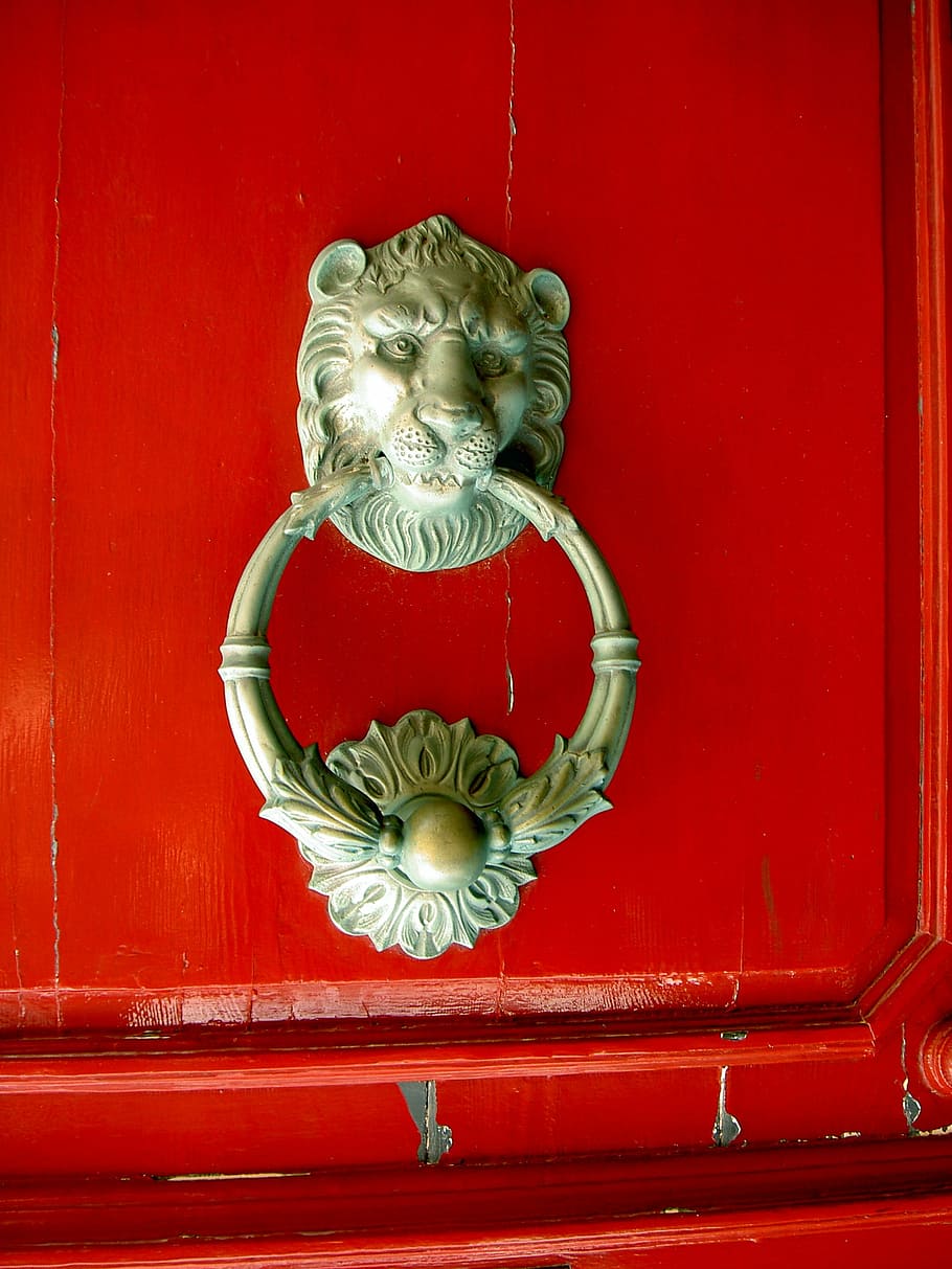 lion, dies, knocker, malta, door Knocker, architecture, door, lion - Feline, decoration, cultures