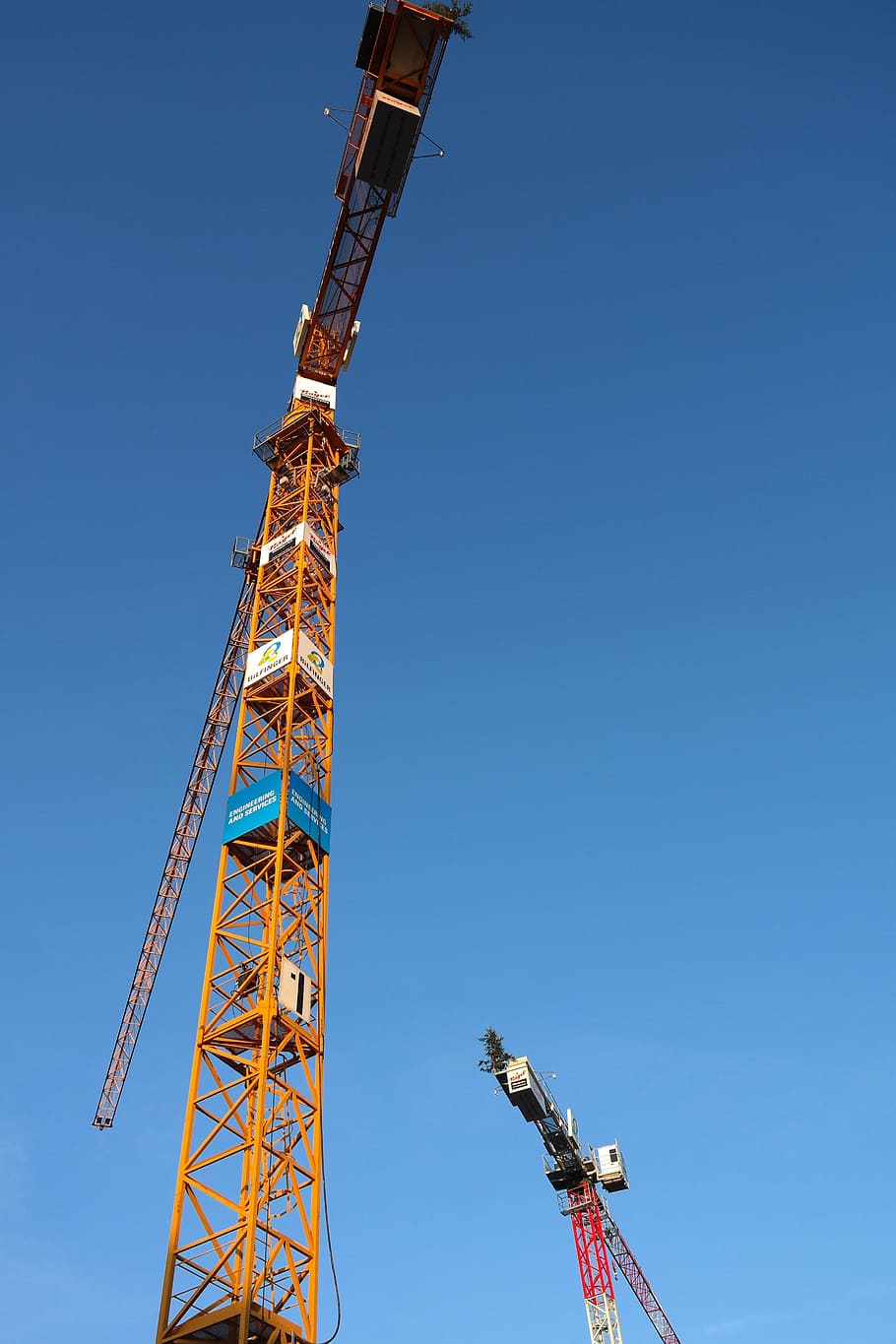 Crane, Build, Sky, baukran, site, construction work, lattice boom crane, crane boom, boom, crane - construction machinery