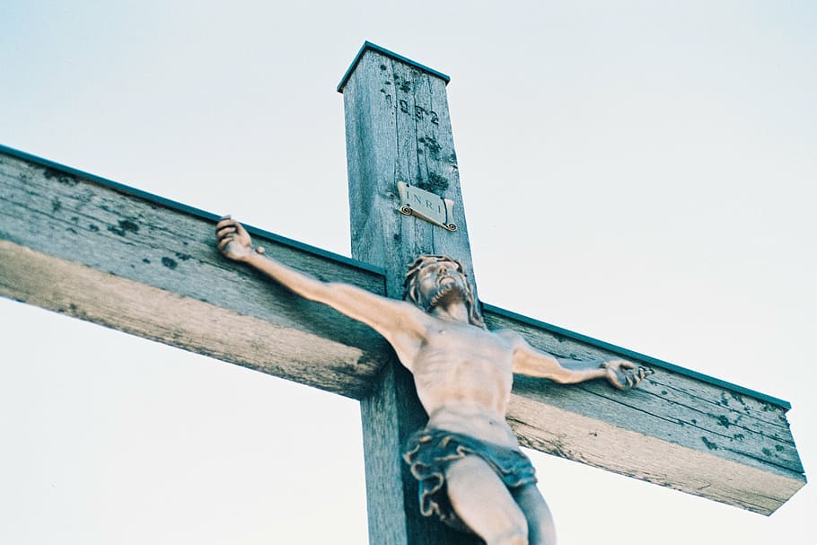 crucifix statue, cross, crucified, jesus, passion, christ, passion of christ, crucifixion, inri, catholic