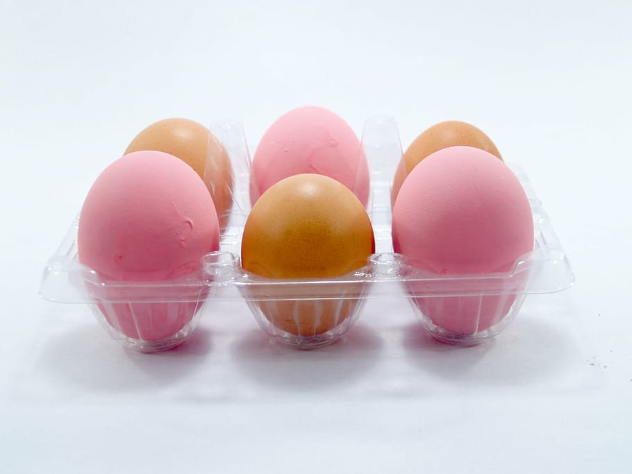 egg, pink, market, eggshell, cholesterol, meal, agriculture, diet, brown, yellow