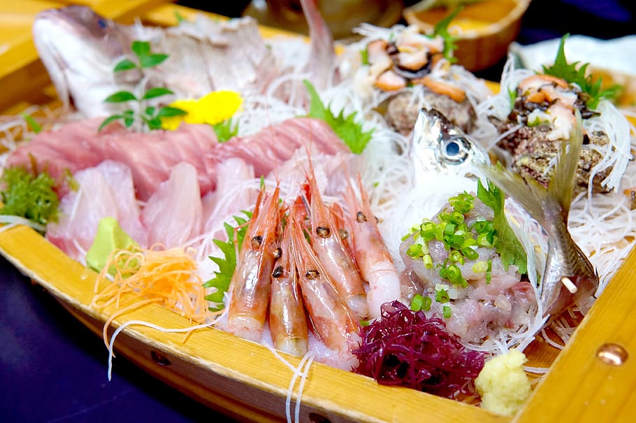 seafood, japan, japan food, sashimi, fish, tuna, food, fresh, delicious, gourmet