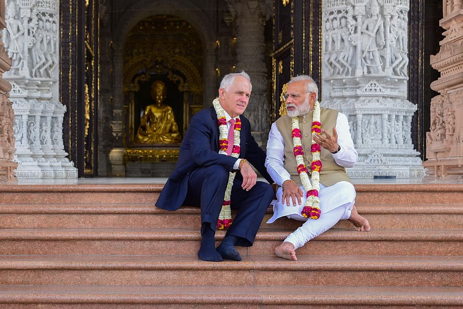 primeminister, akshardham, india, australia, temple, talks, meet, friends, pixabay, 2017