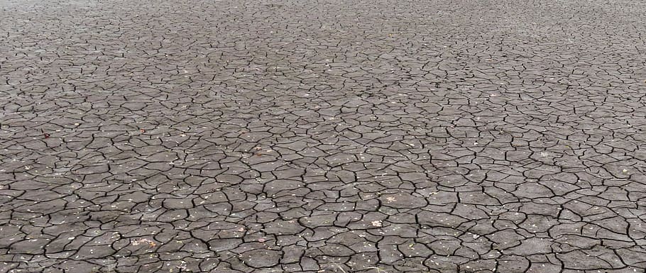 background, texture, drought, climate change, cracks, dehydrated, clay soil, ground, riverbed, pattern