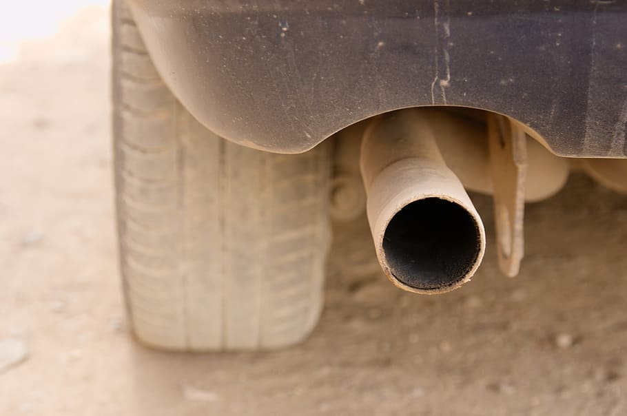 car, exhaust pipe, ecology, exhaust system, trumpet, transportation, tire, wheel, mode of transportation, environment