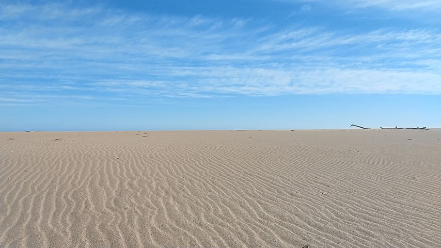 desert, sand, hot, dry, dune, arid, drought, land, sky, landscape