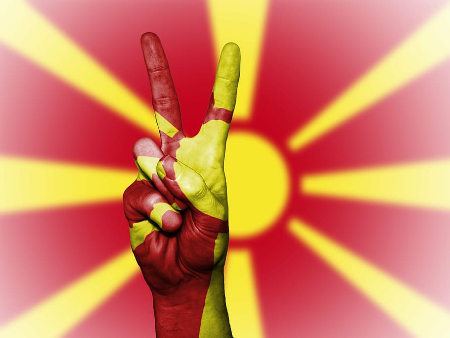 マケドニア 平和 手 国 背景 バナー 色 エンサイン フラグ アイコン Pxfuel