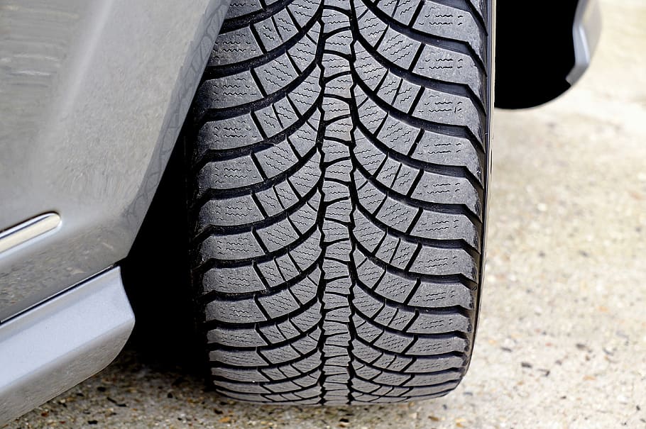 vehicle tire, car, tire, wheel, tread, pattern, rubber, road, transportation, vehicle