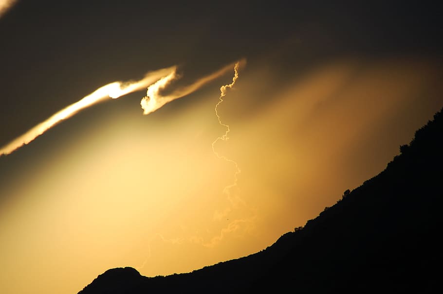 空 夕空 雲 自然の美しさ 雷 自然の力 シルエット 雲 空 嵐 自然 Pxfuel