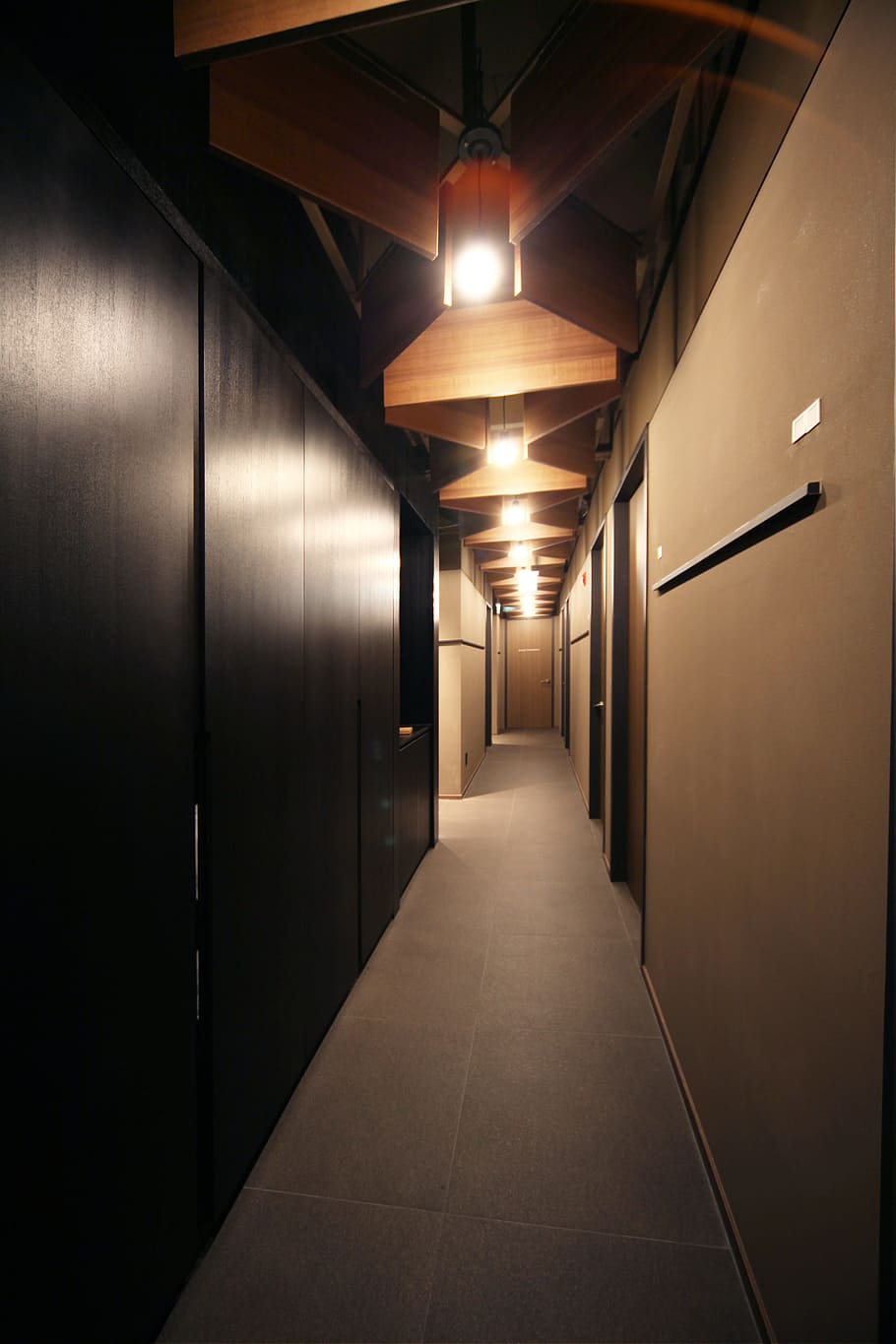 corridor, into exclusive, Corridor, Exclusive, into exclusive, hospital interior, illuminated, lighting equipment, indoors, cellar, storage room