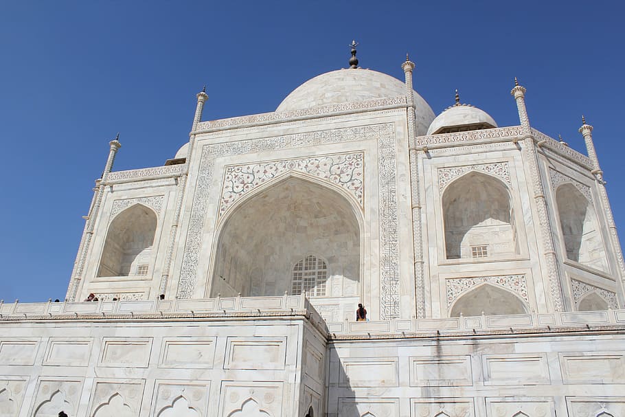 landmark photo, beige, concrete, temple, india, agra, travel, architecture, palace, tourism