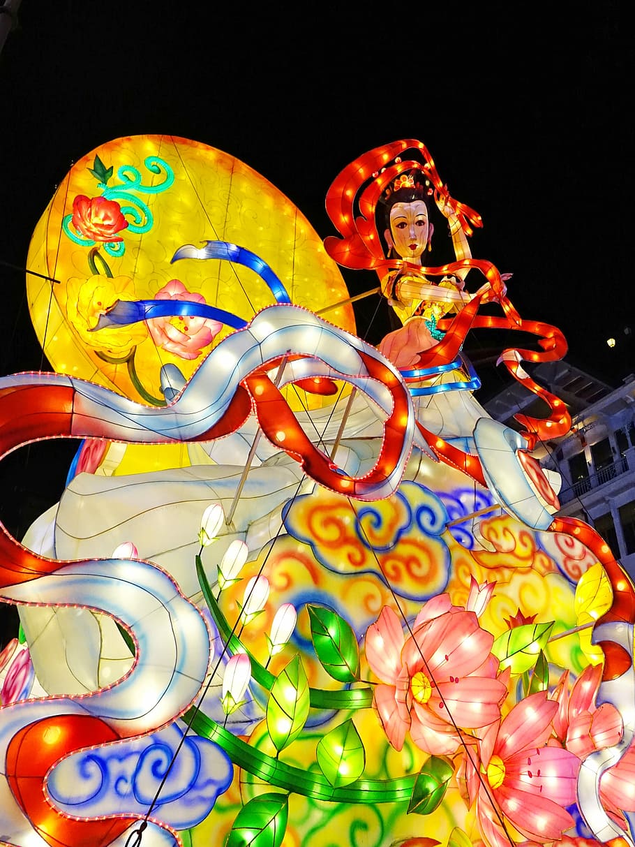 mid-autumn festival, singapore, Mid-Autumn Festival, Singapore, china town, 牛车水, lantern, traditional, mooncake, tourist attraction, celebration