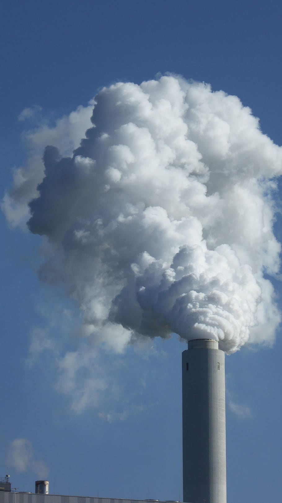 emisi, uap, asap, cerobong asap, perapian, lingkungan, kabut asap, polusi, industri, iklim