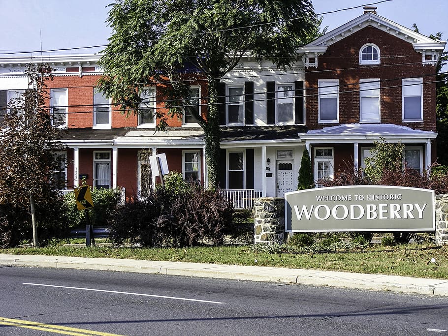 woodberry neighborhood, baltimore, maryland, Historic, Woodberry, Neighborhood, Baltimore, Maryland, public domain, United States, building Exterior