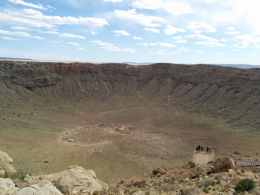 crater, meteor, astronomy, meteorite, impact, planet, impact site, study, tourist attraction, roadside attraction