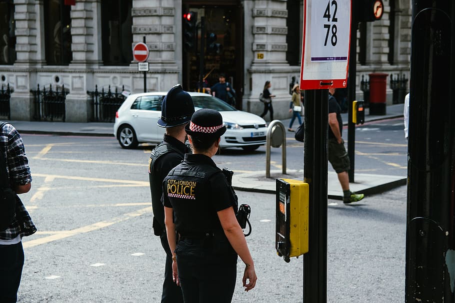 Polisi, London, Inggris, kejahatan, keadaan darurat, keamanan, jalan, hukum, Perkotaan, kota